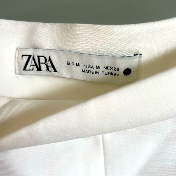 Zara White Shorts Size M - Picture 4 of 4